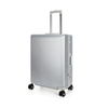 SUISSEWIN 20″ Aluminium Carry-On Suitcase 40L SN7613A Silver