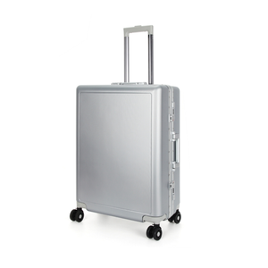 SUISSEWIN 20″ Aluminium Carry-On Suitcase 40L SN7613A Silver