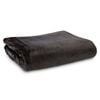 Ardor Boudoir Lucia Luxury Queen Charcoal Plush Velvet Blanket
