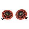 Dual Disc High Low Frequency Horn Set, Supertone Style 12v Red