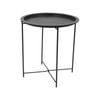 Harbour Housewares Round Steel Tray Tables - Pack of 1