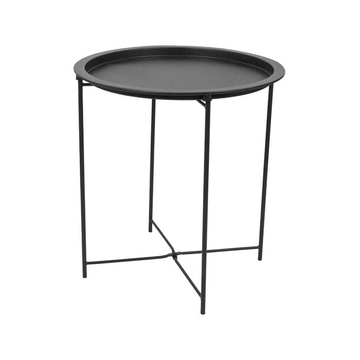 Harbour Housewares Round Steel Tray Tables - Pack of 1