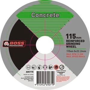 DTA Boss 115mm Masonry Abrasive Grinding Wheel