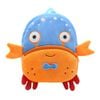Anypack 3d Blue Crab School Backpack Cute Animal With Cartoon Designs Children Toddler Plush Bag For Baby Girls And Boys