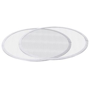 Argon Tableware 2x Mesh Pizza Screens - 14in 36cm Non-stick Metal Aluminium Pizza Trays Round Oven Safe Cooking Baking Pan Tray