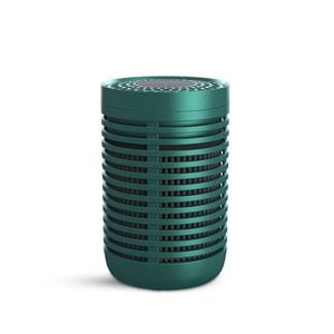 Catzon Car Air Purifier True Hepa Filter Eliminates Odor Smoke-green
