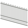 ProtectorAl 1201-2400W x 1500H Woodland Grey Top Pool Fence Panel Raked Up to 15º