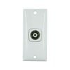 HPM 1 Gang Architrave Size Plate With Coax Connector