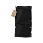 Respect Black   2 Pocket Vertical Flexi Fabric Grow Bag