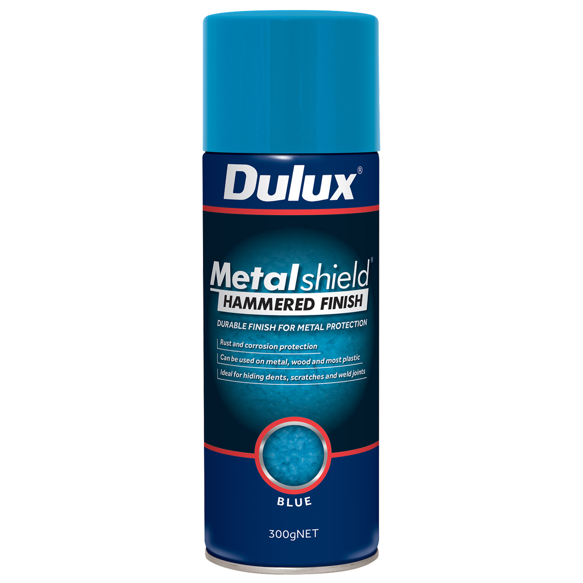 Dulux 300g Metalshield Hammered Finish Spray Paint Blue Blue Bunnings Australia