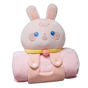 Catzon 100x170cm Rolling Blanket Portable Soft Cute For Kids Sleeping Bag Parties-rabbit