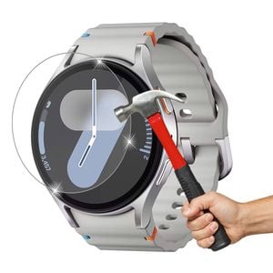 2 Pack MEZON Samsung Galaxy Watch7 (44 mm) Clear Tempered Glass Screen Protectors