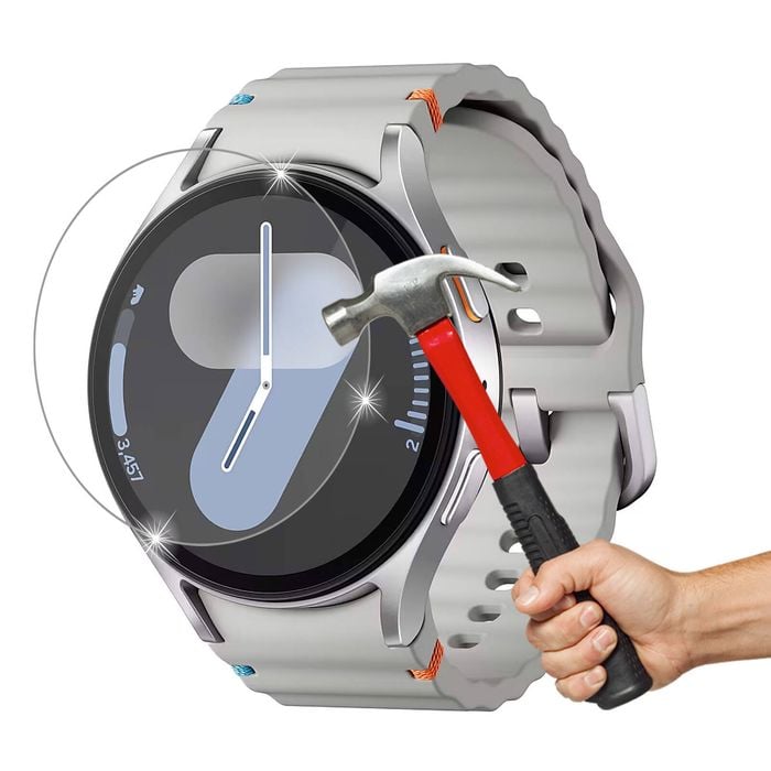2 Pack MEZON Samsung Galaxy Watch7 (44 mm) Clear Tempered Glass Screen Protectors