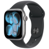 Apple Watch Series 11 42mm GPS + Cellular Space Grey Aluminium Case w/ Black Sports Band (S/M)