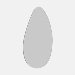 Future Glass Pebble Shape Mirror - 1200 x 700mm - White