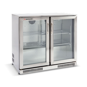 Matador Stainless Steel Bar Fridge - Double Door