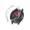 For Samsung Galaxy Watch 5 Pro 45mm Cover PC Hard Shell Protective Case & Glass (Clear)