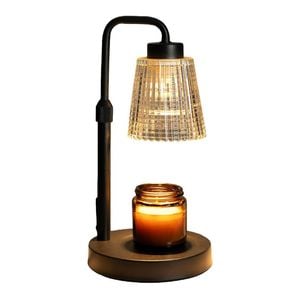 Catzon Candle Warmer Lamp Timer Dimmable 2 Bulbs Housewarming-Black