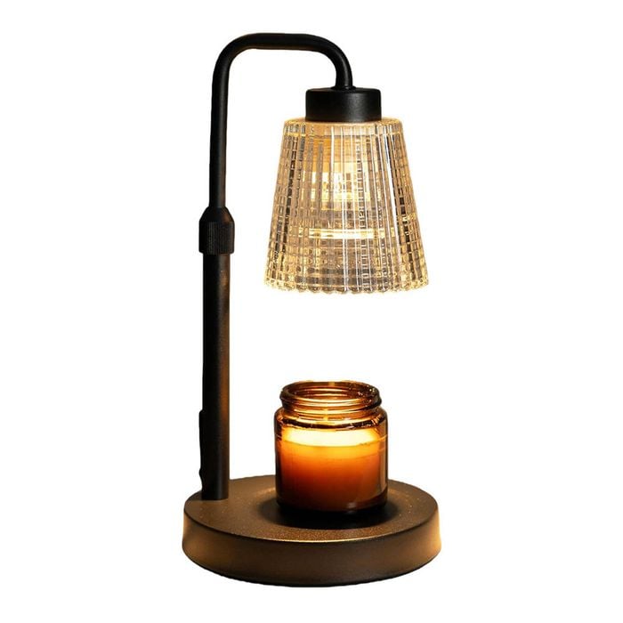 Catzon Candle Warmer Lamp Timer Dimmable 2 Bulbs Housewarming-Black