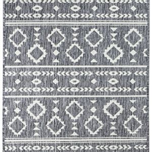 Long Island 3333 Gu6e 66x230 Grey Cream Runner