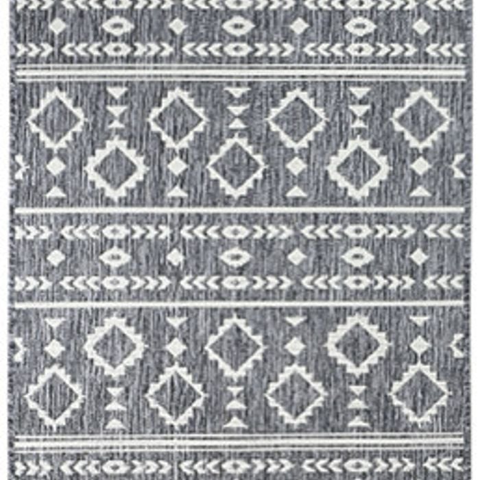 Long Island 3333 Gu6e 66x230 Grey Cream Runner