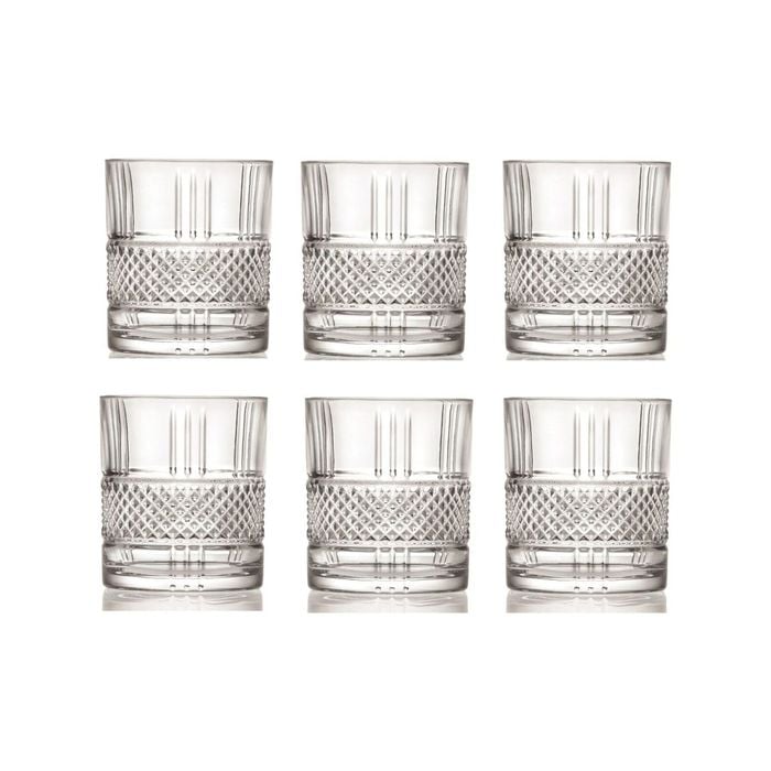 RCR Brilliante Crystal Liquor Glasses 337ml - Set Of 6