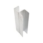 Ridgi 50 x 50 x 3mm 1.2m Galvanised Steel Corner Post Upright Sleeper
