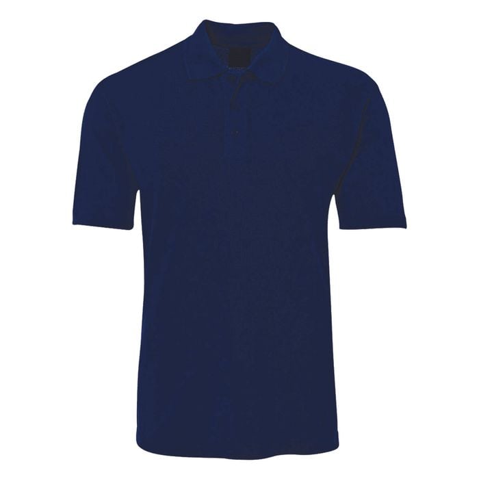 Troopers Medium Navy Short Sleeve Basic Polo