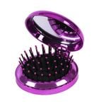 Living Today Folding Brush & Mirror Compact - Pink