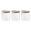 Ecology Store Set Of 3 Round Canisters