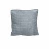 Eliot Checkered Double Sided Filled Cushion Square - 45cm x 45cm Pewter