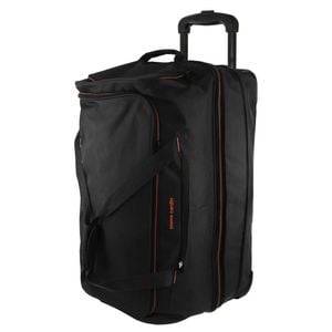 Pierre Cardin Trolley  Large Soft Travel Luggage Wheeled Duffle 82cm Black