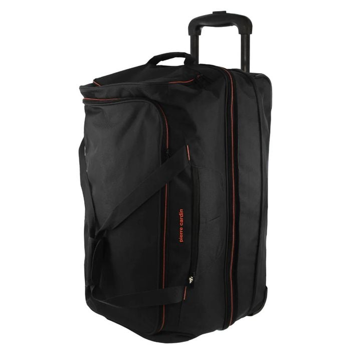 Pierre Cardin Trolley  Large Soft Travel Luggage Wheeled Duffle 82cm Black