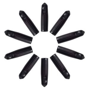 Olive Oil Bottle Pourer Dust Caps - Fits AT-OOB101, AT-OOB102, AT-OOB103 Bottles - Black - Pack of 10