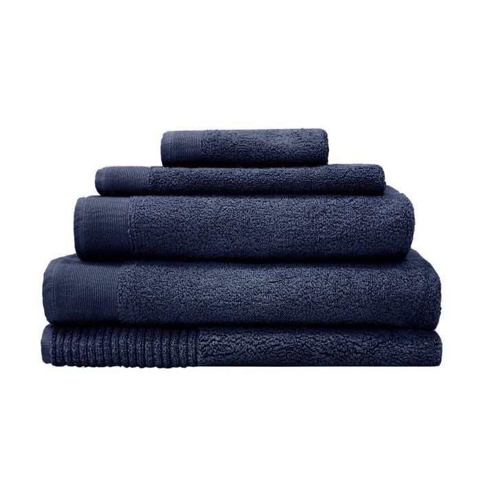 Bambury Elvire Collection - Navy - Bath Towel