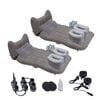SOGA 2X Grey Honeycomb Inflatable Car Mattress