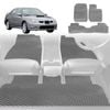 6D Diamond Car Floor Mats for Subaru Impreza 2000-2007-Full Set-Grey-Outback GT