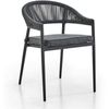 Outdoor Finley Aluminium Rope Stackable Chair
