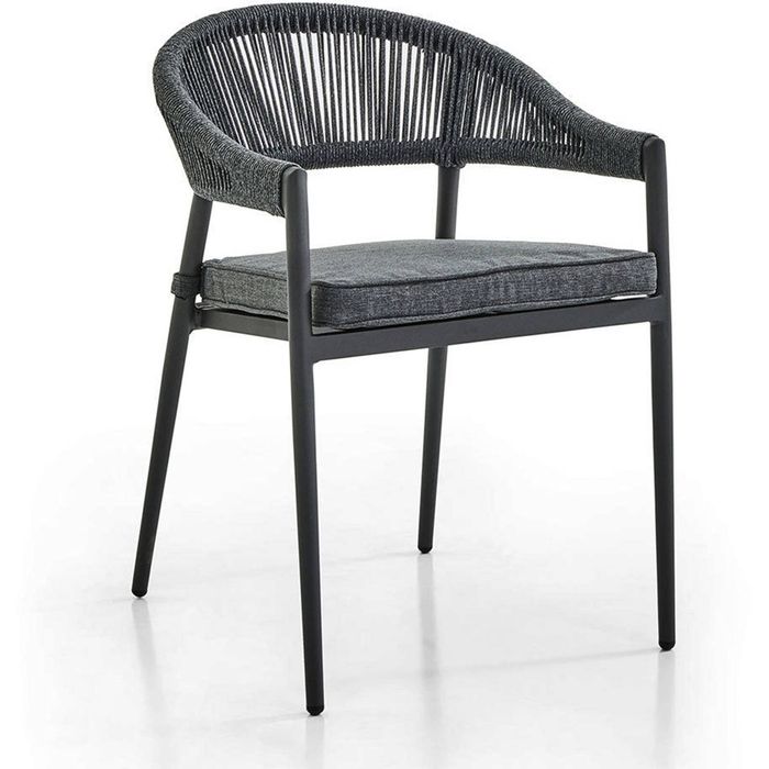 Outdoor Finley Aluminium Rope Stackable Chair