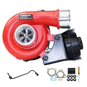 Gen1 High Flow Turbo Charger With Genuine Oil Feed Pipe For Hyundai Santa Fe D4eb 2.2l