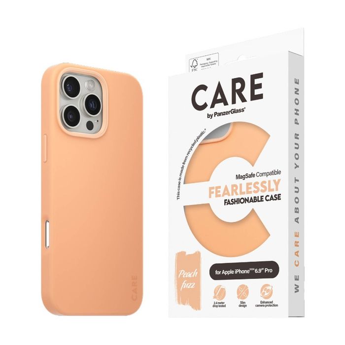 Panzer Fashion Mag-Safe Phone Case for iPhone 2024 Pro Max - Peachy