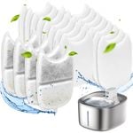 Advwin 4 Set Pet Water Fountain Filter Replacement for 4L Wilreless Cat Water Fountain