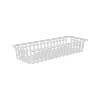 Flexi Storage Home Solutions 205 x 85 x 535mm White 1 Runner Half Width Wire Basket