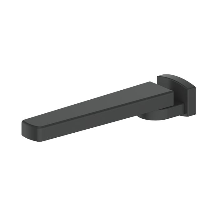 Greens Matte Black Avalon Swivel Bath Spout - Suits All Pressure - Matte Black