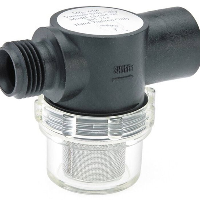 Shurflo Twist Filter With 1/2â€ Thread Inlet & Outlet For Caravan Water Pump 40