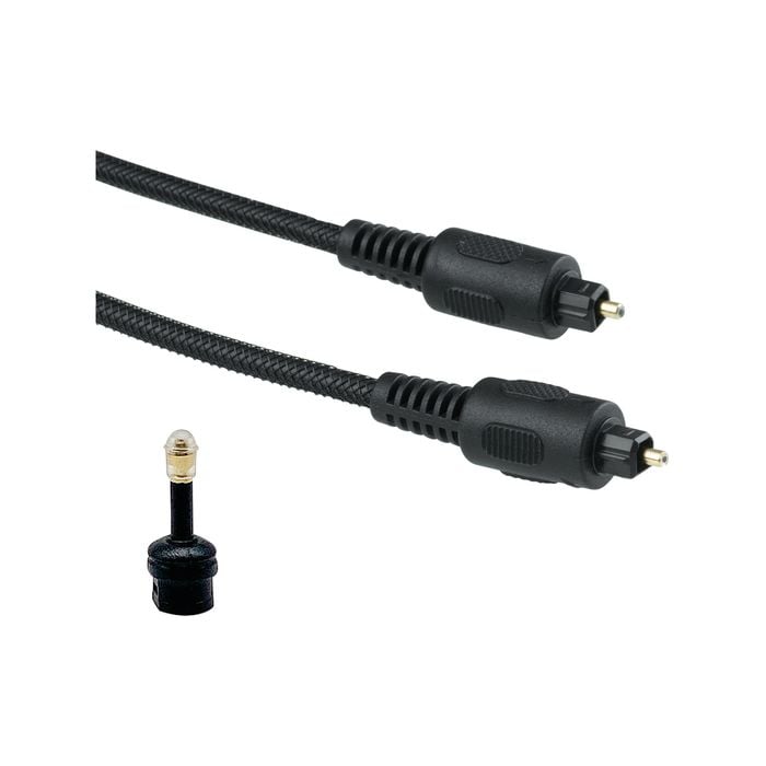 Antsig 5m Optical Cable With Toslink Adaptor