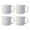 4x Maxwell & Williams White Basics 440ml Snug Mug Coffee/tea Hot Drink Cup White