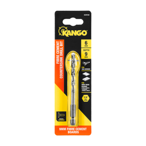 Kango 6 x 9mm Fibre Cement Countersink Drill Bit