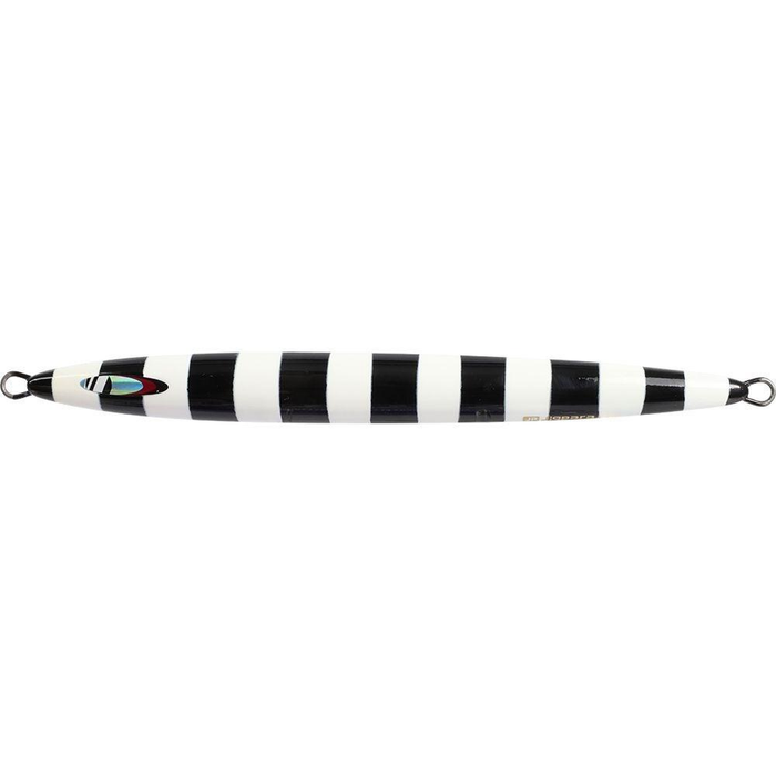 Majorcraft JigPara Vertical Long Slow 400g Metal Fishing Jig 56 Black Zebra
