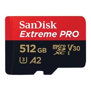SanDisk Extreme Pro SQXCD 512GB V30 U3 MicroSDXC Memory Card [SDSQXCD-512G-GN6MA]